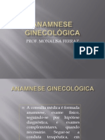 Anamnese e Exame Físico Ginecológico