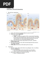 Lecture 19 Notes - Mucosal Immunity