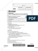 Edexcel GCE Biology Unit-5 June 2013 Question Paper 