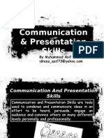 Communication and Presentation Skills