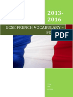 French GCSE AQA Vocabulary