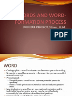 Words and Word-Formation Process