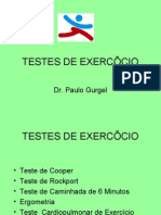 Testes de Exercício