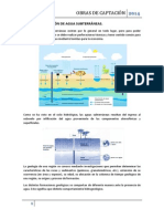 Obras de Captación de Agua Subterráneas