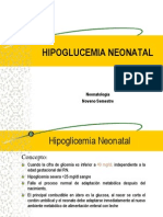 Hipoglicemia Neonatal