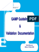 GDL GIQAR GCP Gamp Guideline Milano