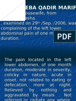 Metastatized Colonic Cancer