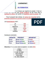 L'imparfait - Explication Et Exercice