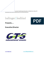 GTS Educational Events - Executive Director