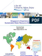 Sustainable Water Resource Management - The Singapore Experience