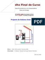 Projecto de Sistema Solar Térmico