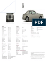 Rolls Royce Phantom World Specification 2012