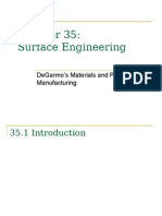 Surface Engineering: Degarmo'S Materials and Processes in Manufacturing