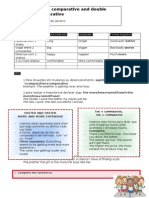 Comparative and Double ComparativeS