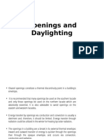 Openings and Daylighting