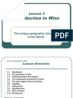 Lesson 3 - Introduction To Wine