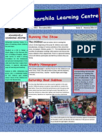 Adharshila Learning Centre Newsletter - July - December 2014