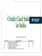 Credit Card Industry in India