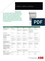 Digital and Analog Modules in S800L Mechanics