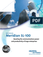 Nortel Meridian SL100 Brochure