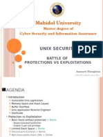 Unix Application Buffer Overflow