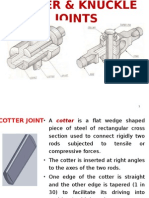 Cotter & Knuckle Joints