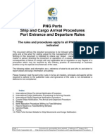 Ship Arrival Procedure Rule Without Window