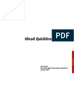 Ulead Quickdrop: User Guide Intervideo Digital Technology Corporation January 2007