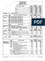 Mustang Price Guide