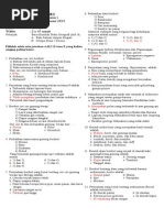 SOAL LATIHAN 1 (Rabu, 21-1-15)