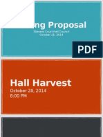 Hall Harvest Funding Proposal