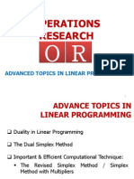 Post Optimality Analysis