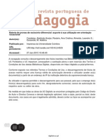 Bateria de Provas de Raciocinio Diferencial - Suporte A Sua Utilizacao em Orientacao Vocacional