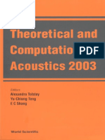 Theoretical and Computational Acoustics