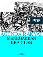 Pamflet Solidaritas: Agenda Rakyat Menegakkan Keadilan