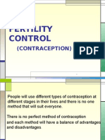 Fertility Control: (Contraception)