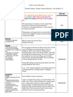 Writing Lesson Plan - Grade 4