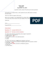 Nucliec Acid Introductory Test in Biochemistry