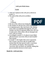 Cell Cycle POGIL