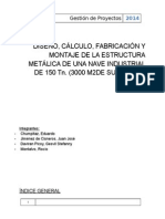 Proyecto Construcción de Nave Industrial Hasta Costos