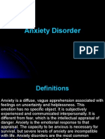 Nursing Care of Patients With Anxiaty Disorder