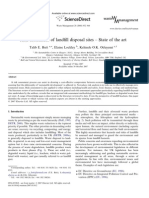 Risk Assessment of Landfill Disposal Sites State of The Art 2008 Waste Management