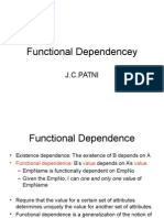 Functional Dependencey: J.C.Patni