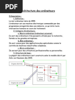 Architecture Des Ordinateurs