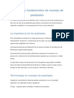 RESEUMEN 7 Principios y Fundamentos de Manejo de Pastizales