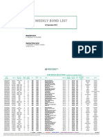 Weekly Bond List