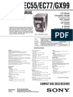 HCD-EC55 - EC77 - GX99 Manual de Servicio