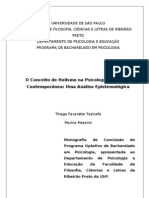 O Conceito de Holismo Na Psicologia Brasileira Contemporânea: Uma Análise Epistemológica