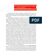 Apuntes de "La Dialéctica de La Autoconciencia en Hegel", Hans-Georg Gadamer