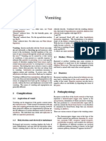 Vomiting: 1 Complications 2 Pathophysiology